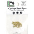 Hareline Cyclops Bead Eyes 3.0 mm - 1/8 Gold