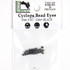 Hareline Cyclops Bead Eyes 2.4 mm - 3/32 Black