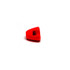 Fulling Mill Slotted Tungsten Coneheads Extra Small (4.0 mm) Painted Fluorescent Orange