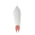MFC Galloup's Fin Tip Fish Feathers White/Red