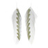 MFC Galloup's Shark Fin Fish Feathers White/Olive