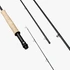 Sage Foundation 4-piece fly rod sections laid out