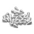 MFC Teardrop Streamer Beads 6 mm White
