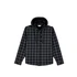 Simms Men's Coldweather Hooded Shacket Wakemup Plaid - Wakemup Plaid: Black