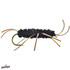 Rubberlegs Black Body Brown Legs Fly 12