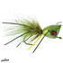 Bass Popper Chartreuse Splatter Fly
