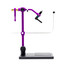 Renzetti Traveler 2600 Vise with 6 in x 6 in Pedestal Base and Material Clip Purple with Brass knobs
