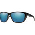 Smith Optics Longfin Black Frame ChromaPop Polarized Blue Mirror Lens
