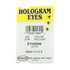 Wapsi Hologram Dome Eyes 3/16 in Holographic Yellow