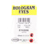 Wapsi Hologram Dome Eyes 1/4 in Holographic Red