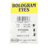 Wapsi Hologram Dome Eyes 1/4 in Holographic Silver