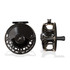 Abel Rove Fly Reel 7/9 Gloss Black Finish and Drag Knob with Ebony Handle