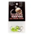 Hareline Round Lead Jighead Hook 4 -1/32 oz Fl. Green Chartreuse
