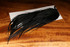 Hareline Dyed Black Saddle Feathers