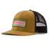 Patagonia Take a Stand Trucker Hat Rainbow Run Bobcat Brown