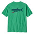 Patagonia Men's Take a Stand Responsibili-Tee Salty Roach Aqua Stone