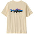 Patagonia  Men's Fitz Roy Trout T-Shirt Undyed Natural