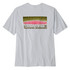 Patagonia Men's Take a Stand Responsibili-Tee Rainbow Run White