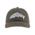 Grundens Eat Your Words RX Trucker Hat Loden Salmon Graphic