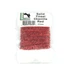 Hareline Solid & Krystal Pearl Tinsel Chenille Red