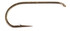 Core C1100 Dry Fly Down Eye Bronze Hook 12 - 25 Pack