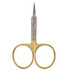Dr. Slick 3.5 in Arrow Scissors Straight Curved Serrated Blade Gold Loops