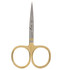 Dr. Slick 4 in All Purpose Scissors Straight Curved Serrated Blade Gold Loops