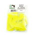 Hareline Natural and Dyed Rabbit Strips Fluorescent Yellow Chartreuse