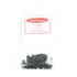 Hareline Tyers Glass Beads Large Opalescent Black