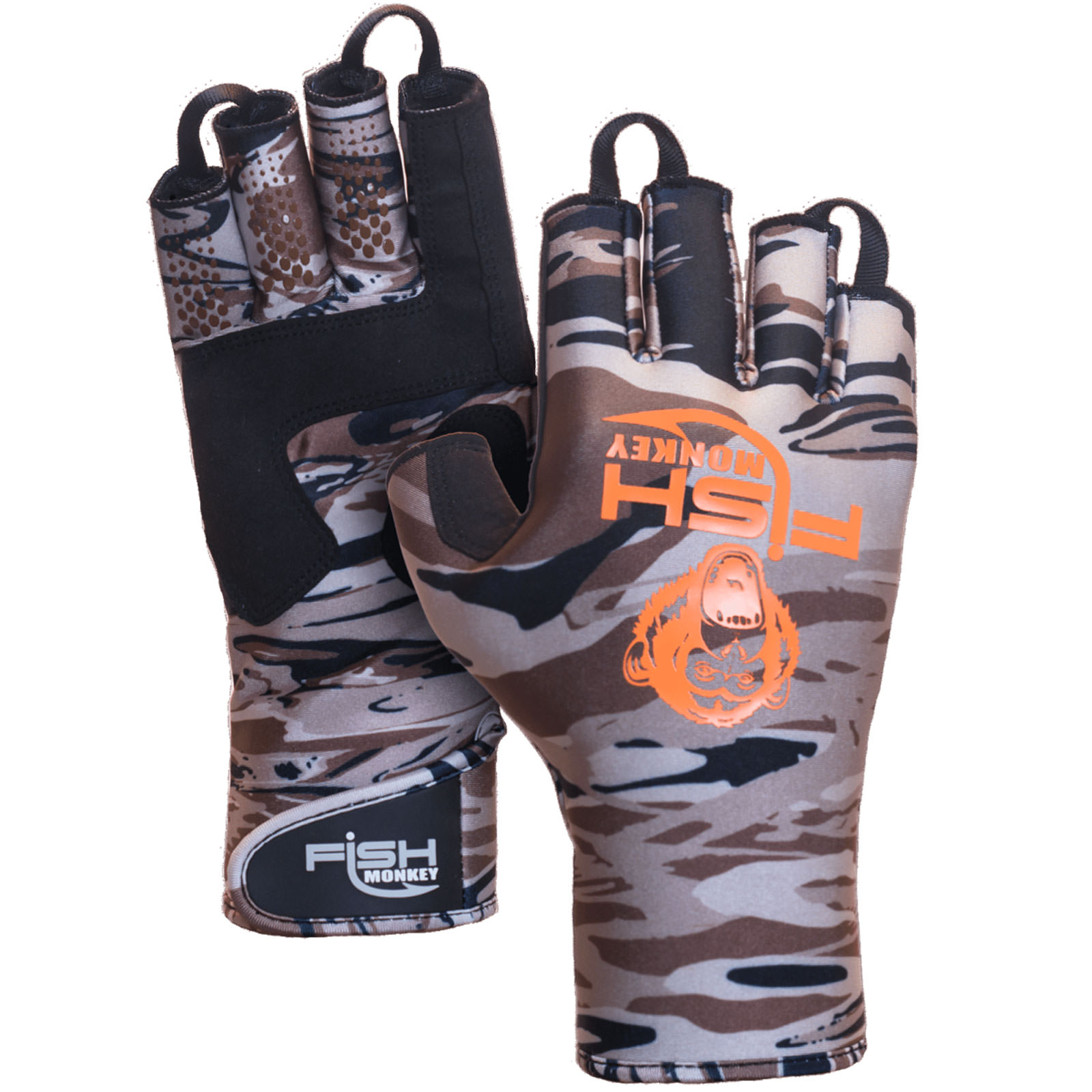 Fish Monkey FM29 Backcountry II Insulated Half-Finger Guide Gloves