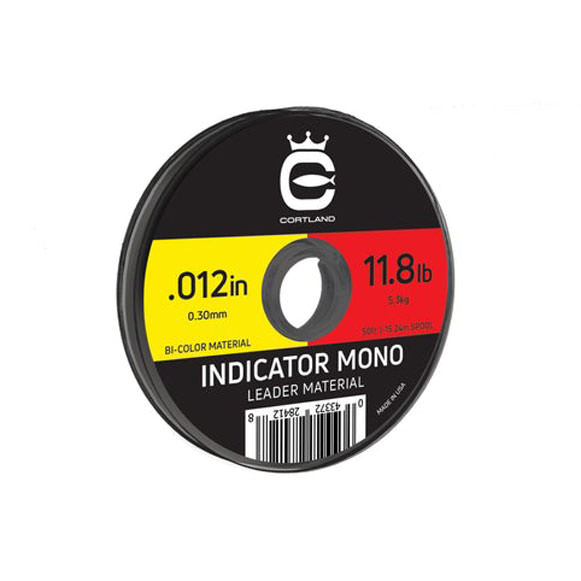 Cortland Indicator Mono Leader Material White - AvidMax