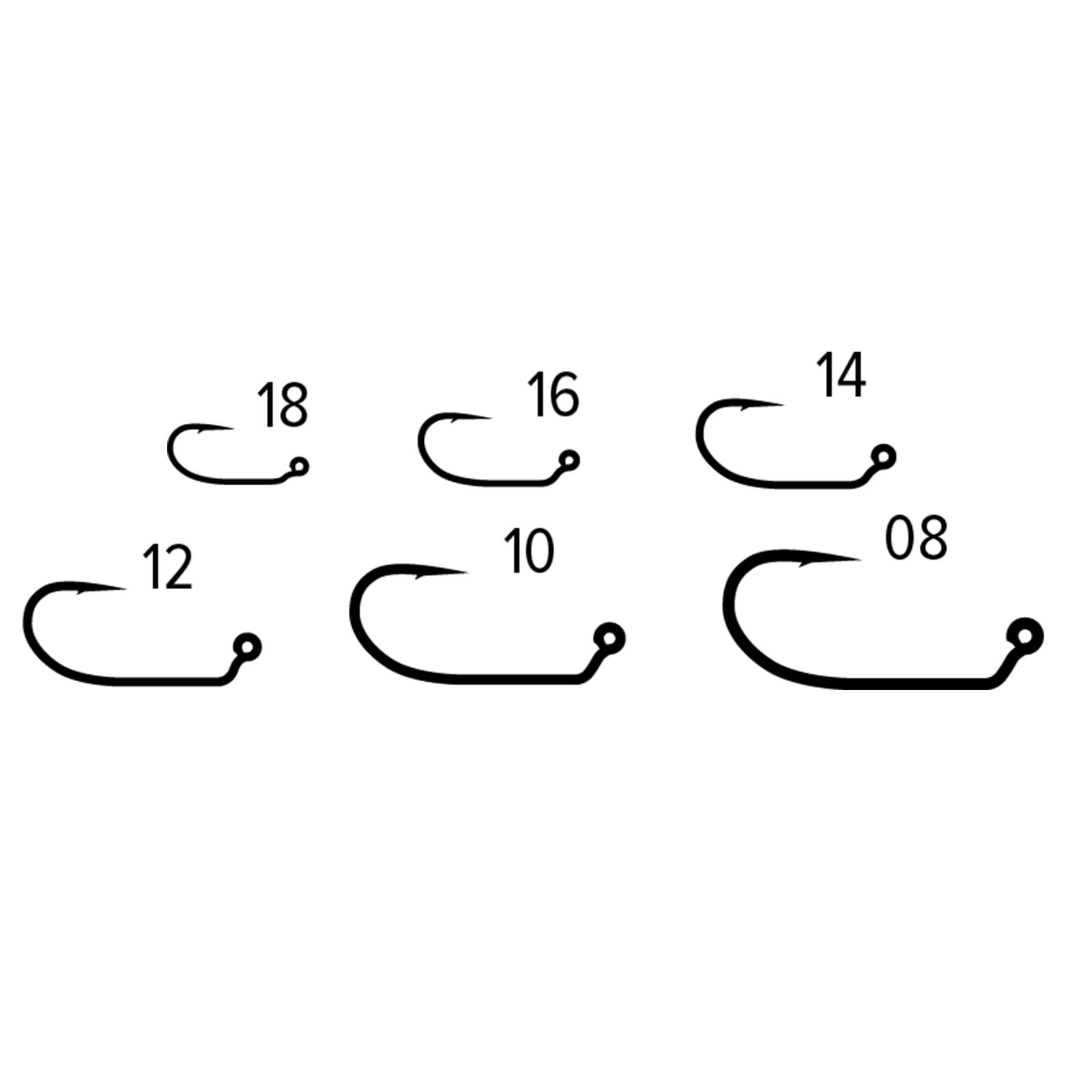 Tiemco TMC 413J Fly Tying Hook - AvidMax