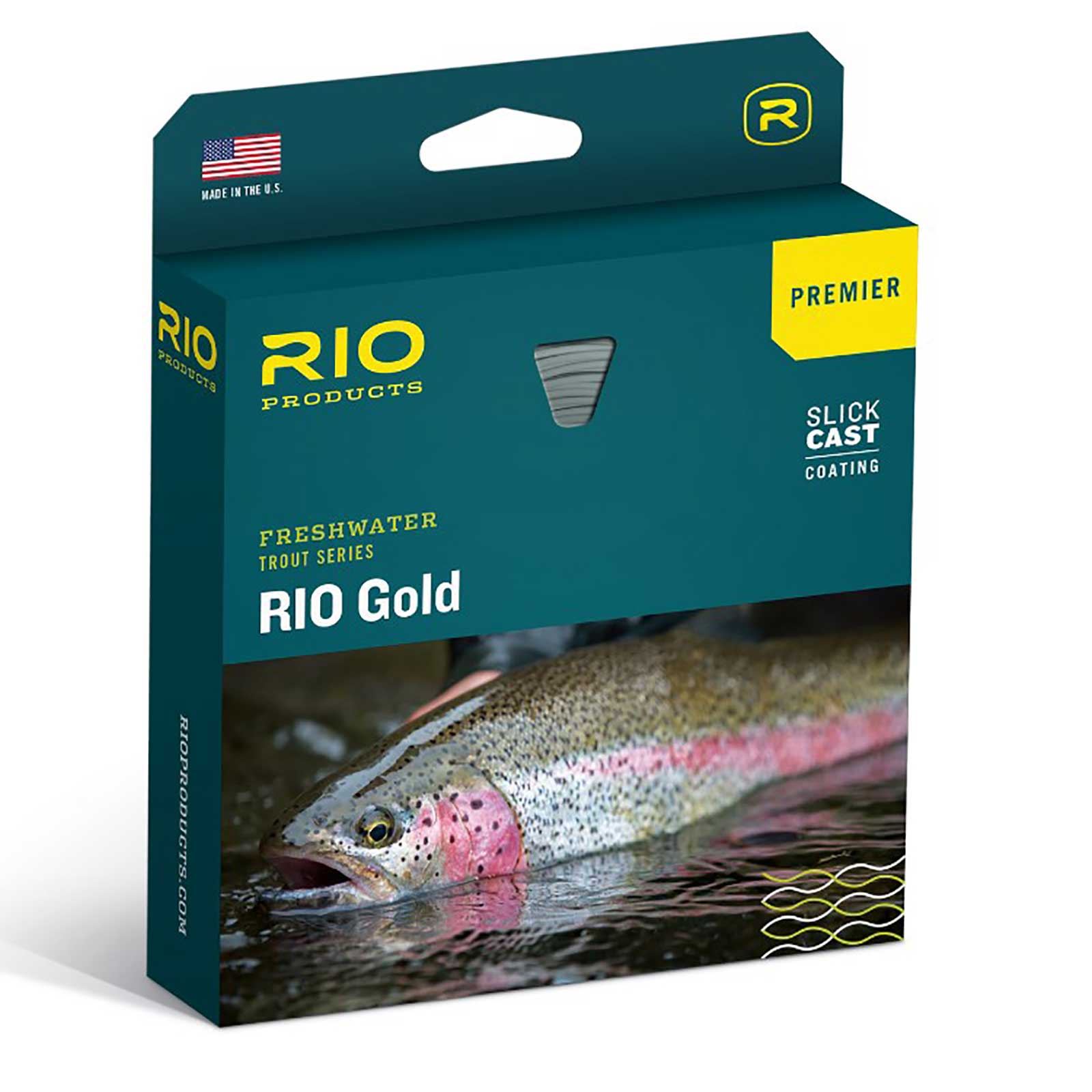 Rio Gold Fly Line (Premier) WF8F / Moss/Gold