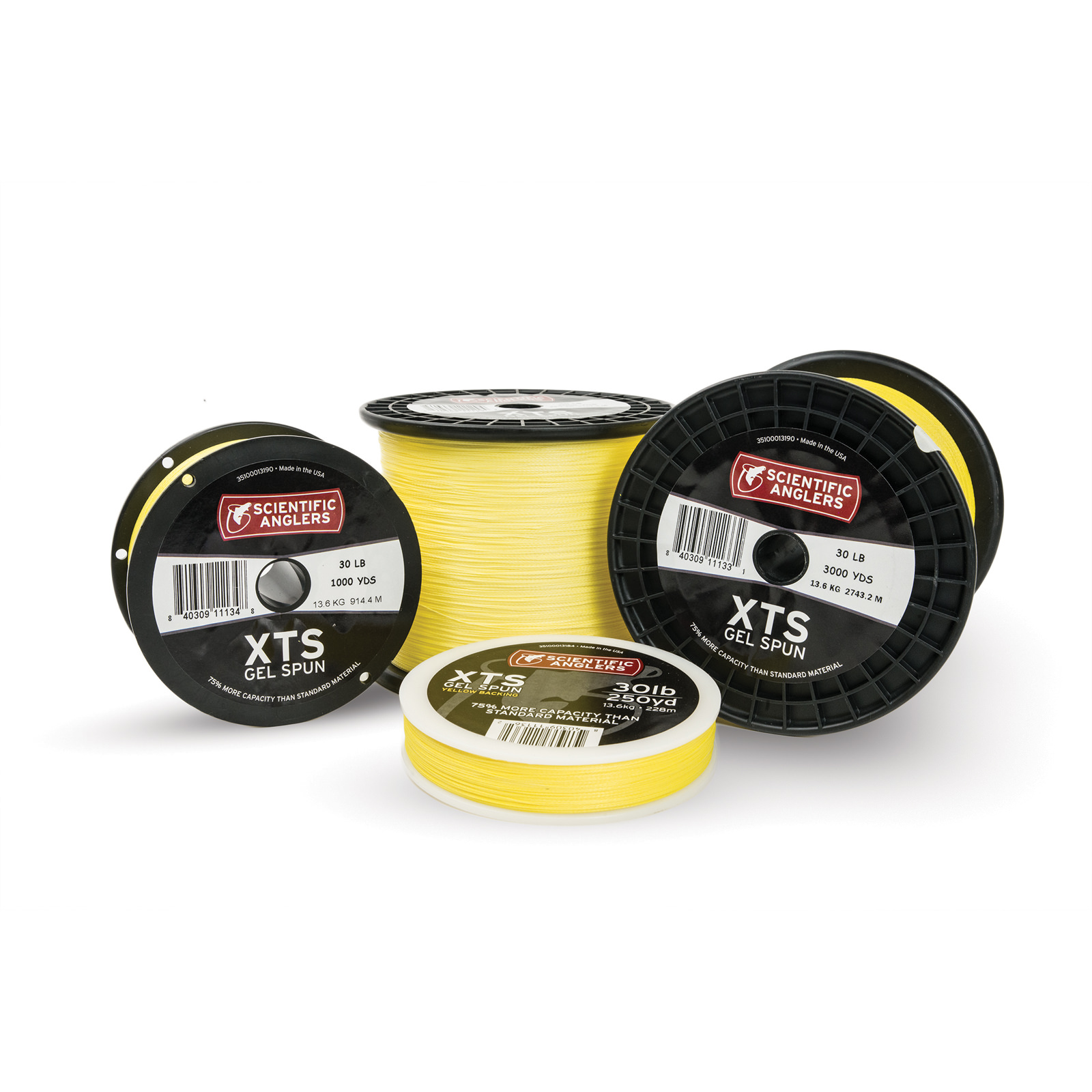 Scientific Anglers XTS Gel Spun Fly Line Backing 50 lbs., Yellow