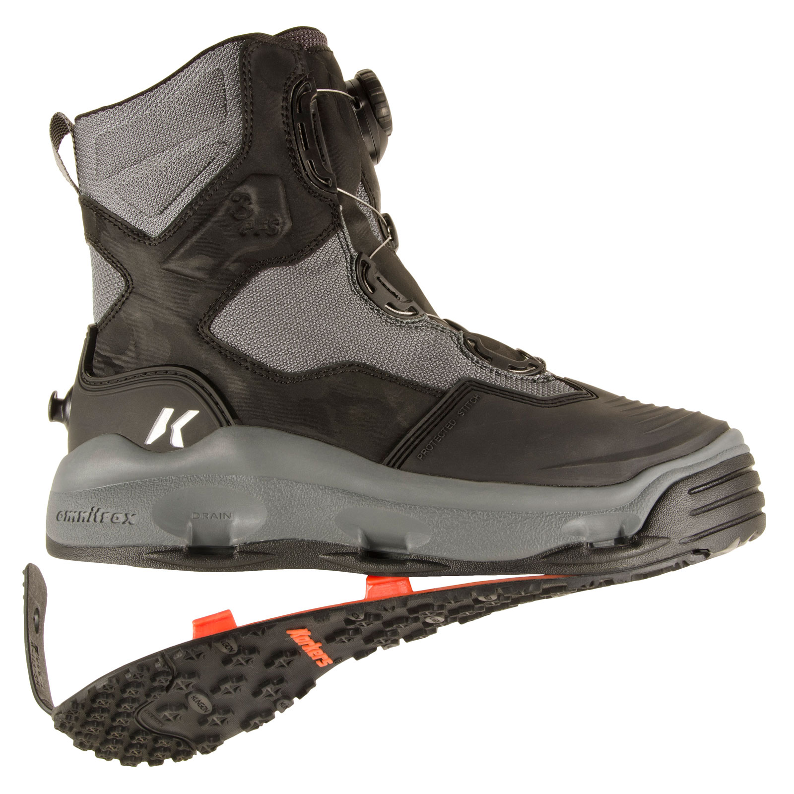 Korkers DarkHorse Wading Boots with Felt & Kling-On Soles - AvidMax