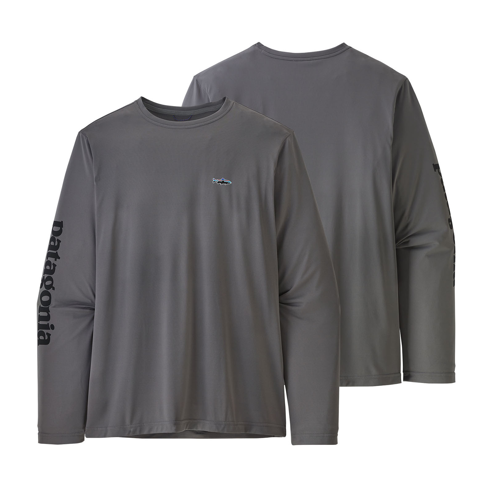 Patagonia Men's Long Sleeve Cap Cool Daily Fish Graphic Shirt - AvidMax