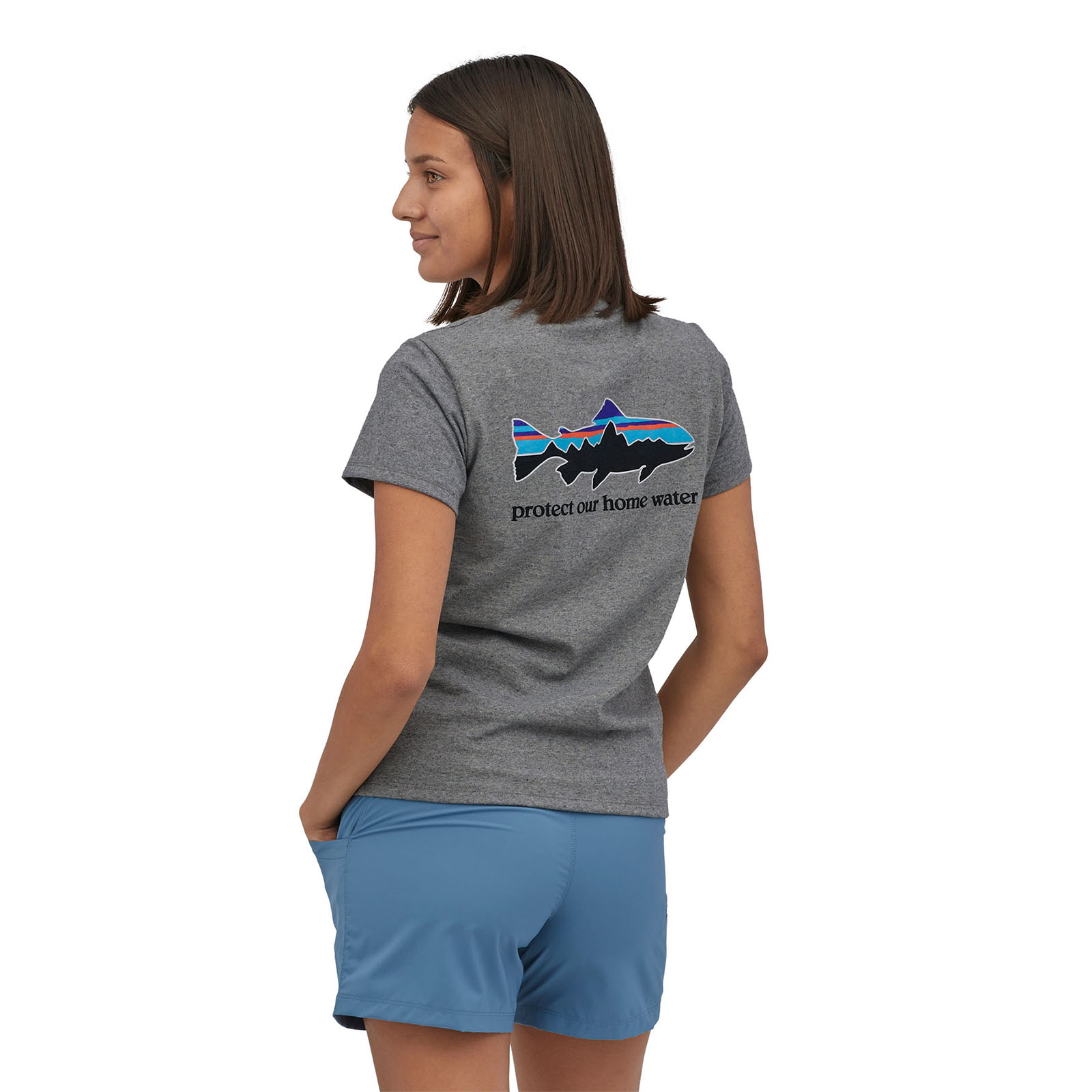Patagonia Women's Home Water Trout Pocket Responsibili-Tee - AvidMax