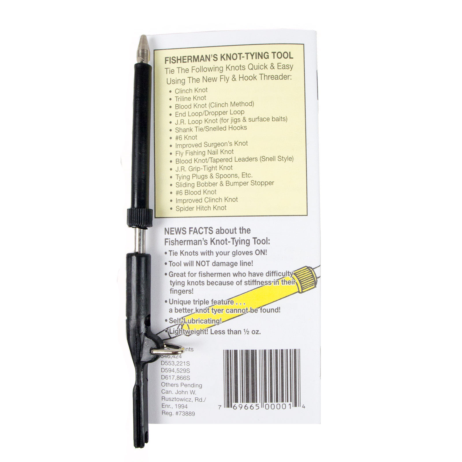 Fisherman's 3-in-1 Knot-Tying Tool - Lake Products LLC