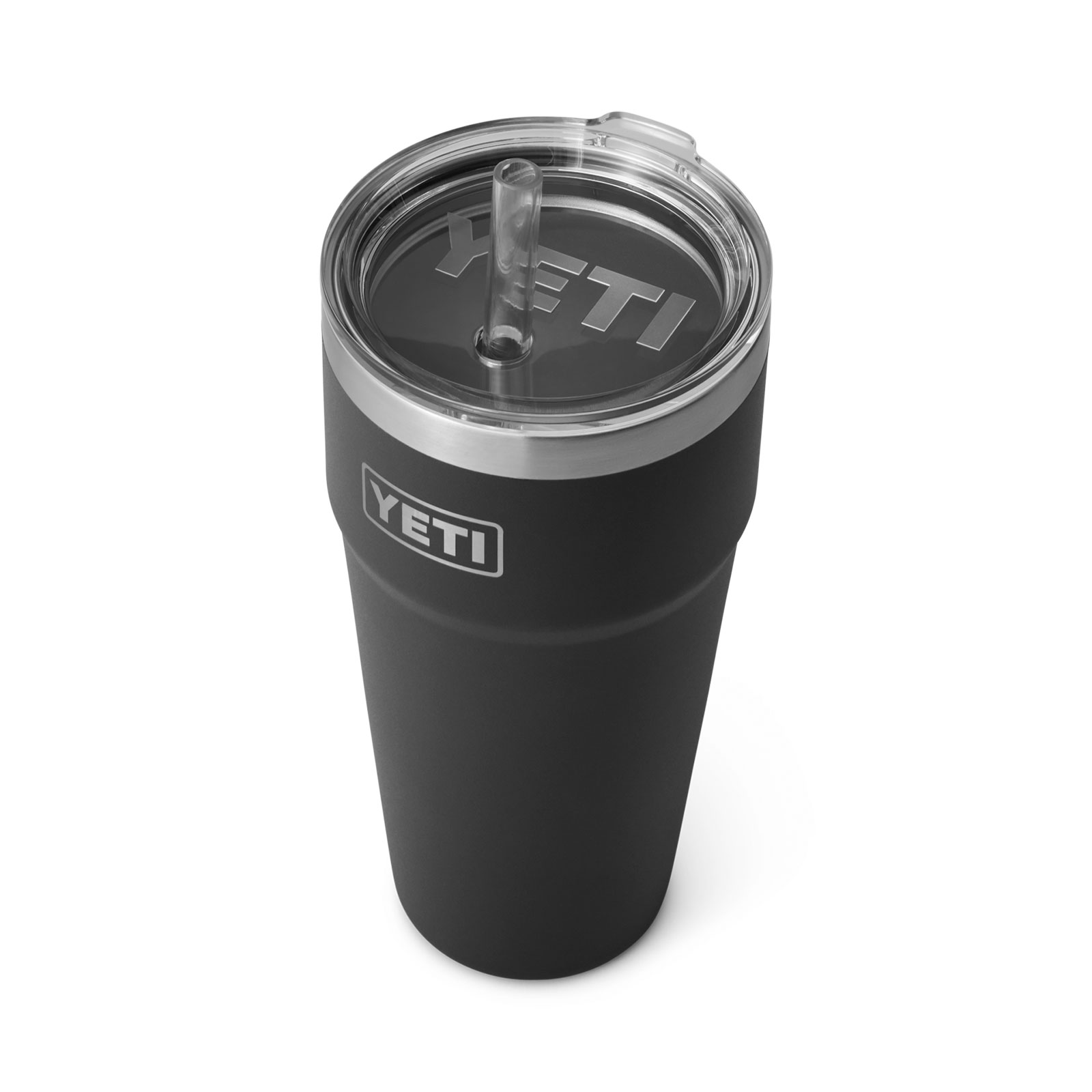 Termo Yeti Rambler 26 oz Straw Bottle black