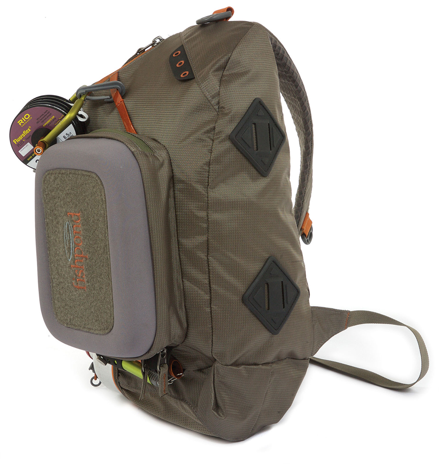 NEW FISHPOND SUMMIT SLING FLY FISHING PACK IN GRAVEL COLOR FREE US SHIPPING 