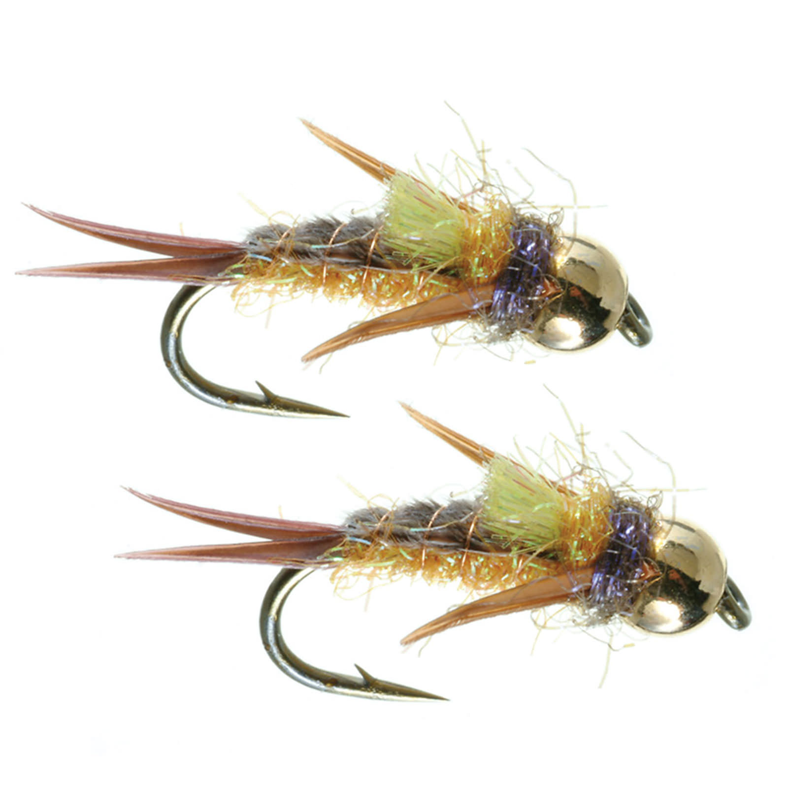 Umpqua Psycho Prince Gold Orange Belly 2 Pack