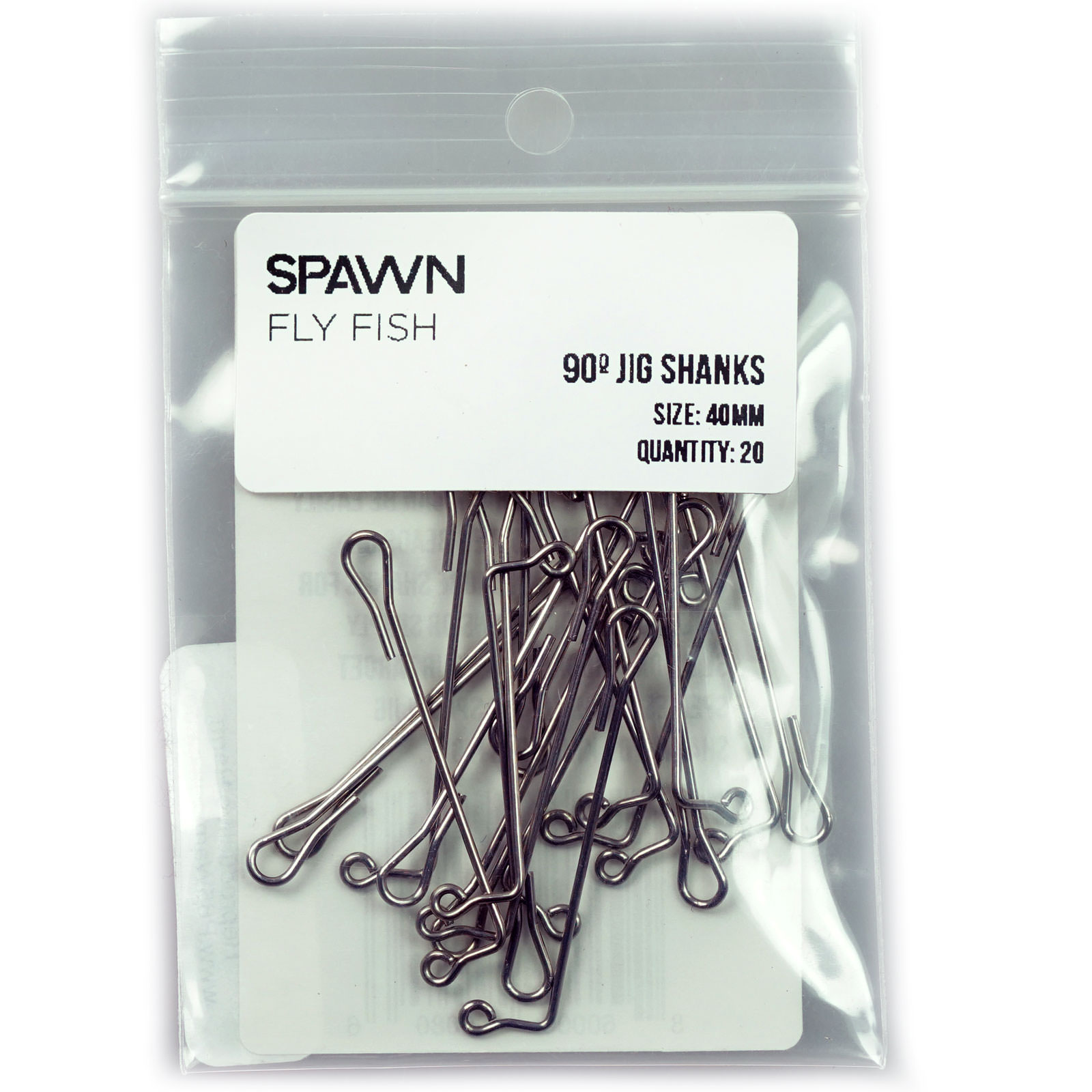 Spawn 90 Degree Jig Shanks 20 pack
