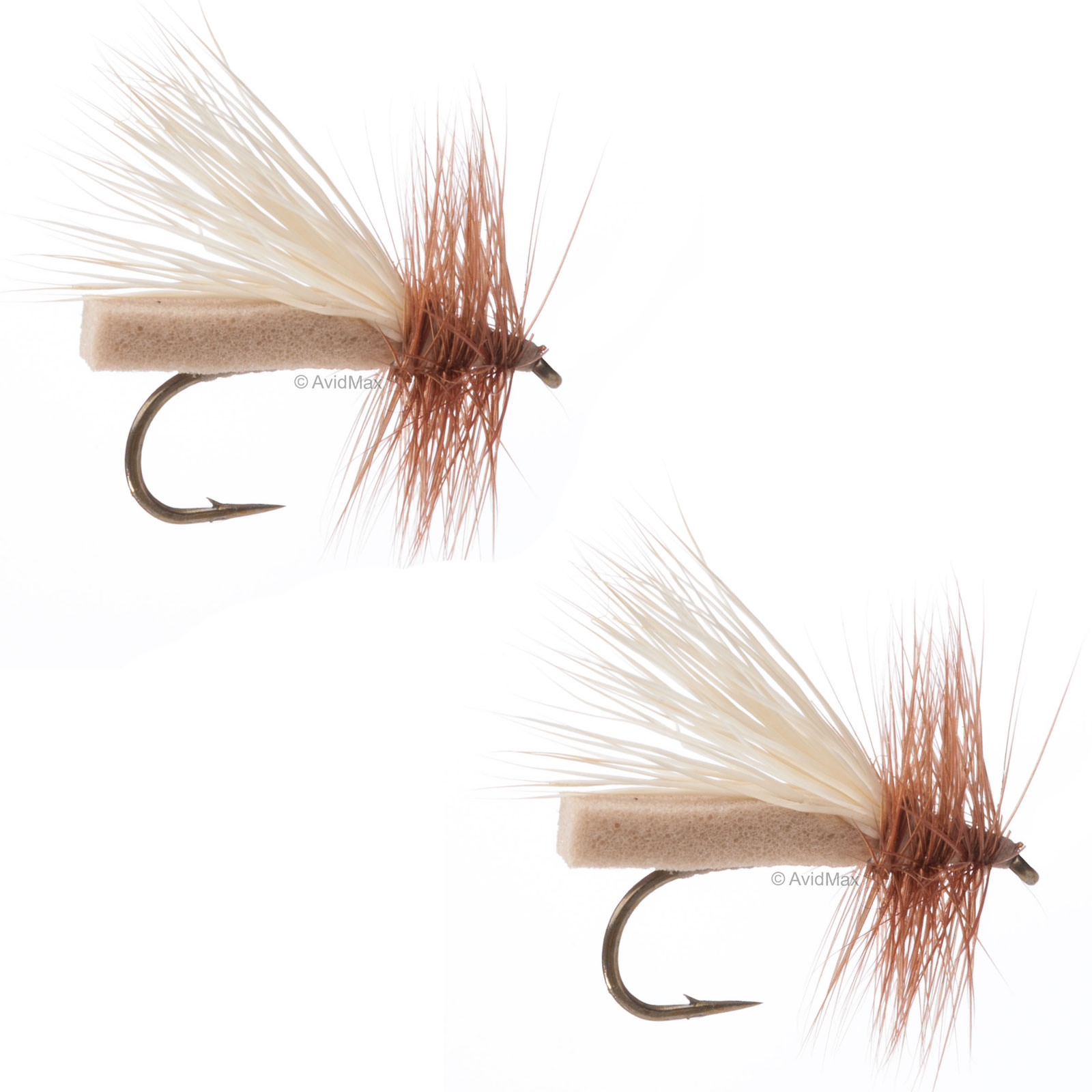 Umpqua Puterbaugh's Foam Caddis Tan 2 Pack