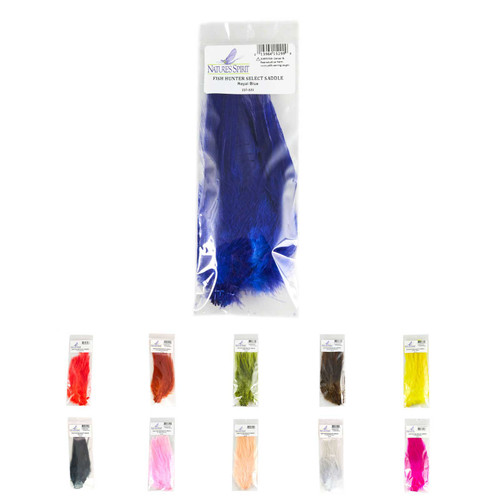 Select Strung Long Spey Marabou Master Pack - 4 Colors - White Dark Br