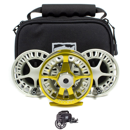 Lamson Remix Fly Fishing Reel - Full Reel and 2 Spare Spools