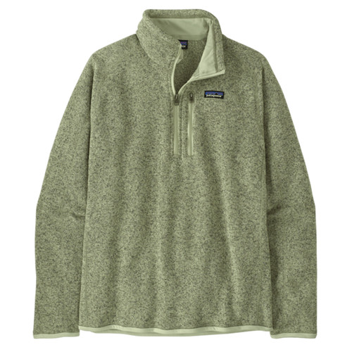 Patagonia Men's Better Sweater 1/4 Zip Pullover Lichen Green - AvidMax