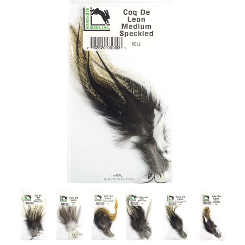 Hareline Coq de Leon Barred Speckled (Aconchado)