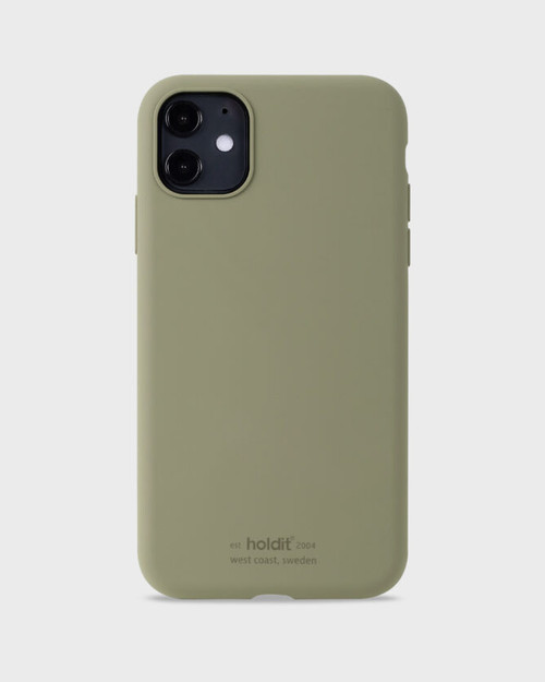Holdit Silicon Case IPhone 11/XR Khaki green