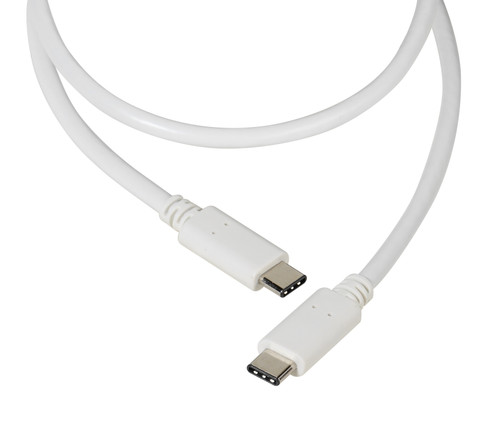 Vivanco USB-C till USB-C 2.0 kabel 1,2m Vit