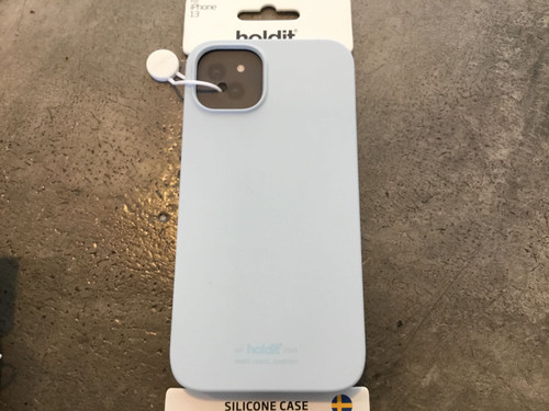 Holdit Silicone Case iPhone 13 Mineral Blue